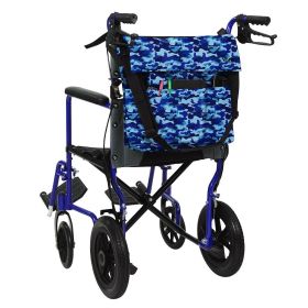 Wheelchair Bag (Option: Blue Camo)