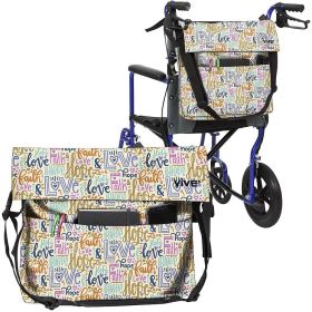 Wheelchair Bag (Option: Hope/Faith/Love Print)